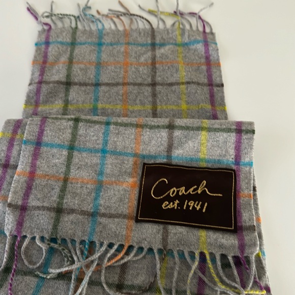 Coach, winter scarf, wool and cashmere - Picture 1 of 4